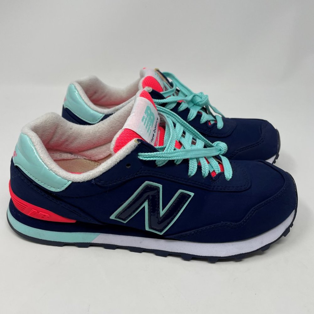 New Balance Navy and Aqua Sneakers - Picture 4 of 16